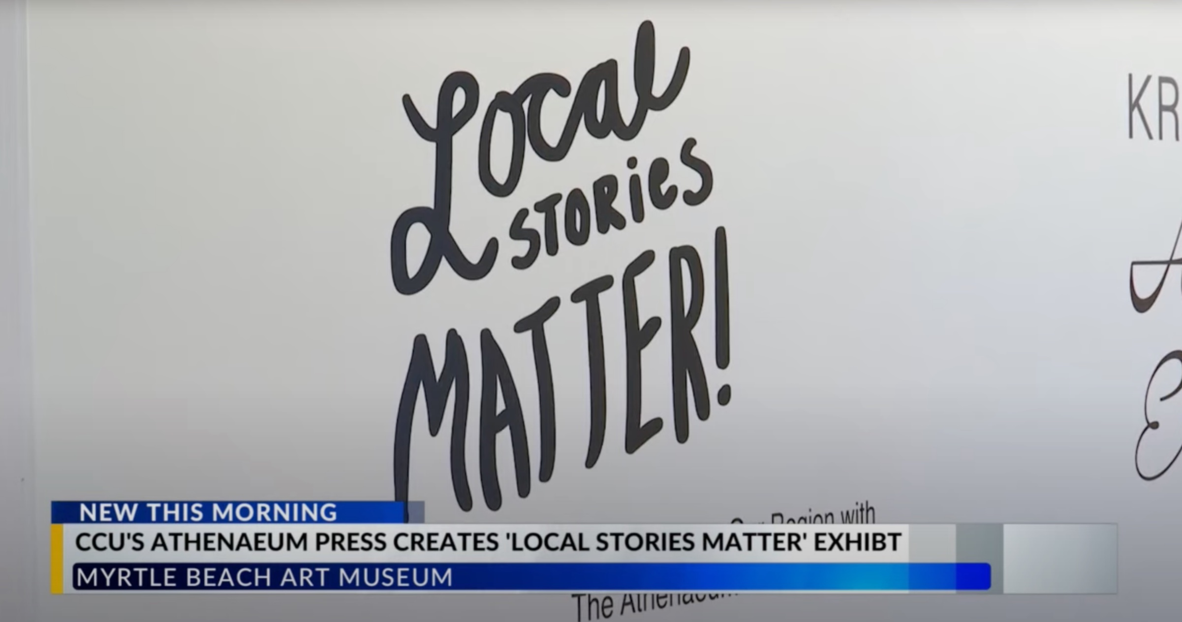 ‘Local Stories Matter’: The Athenaeum Press exhibit highlights works of Coastal Carolina University